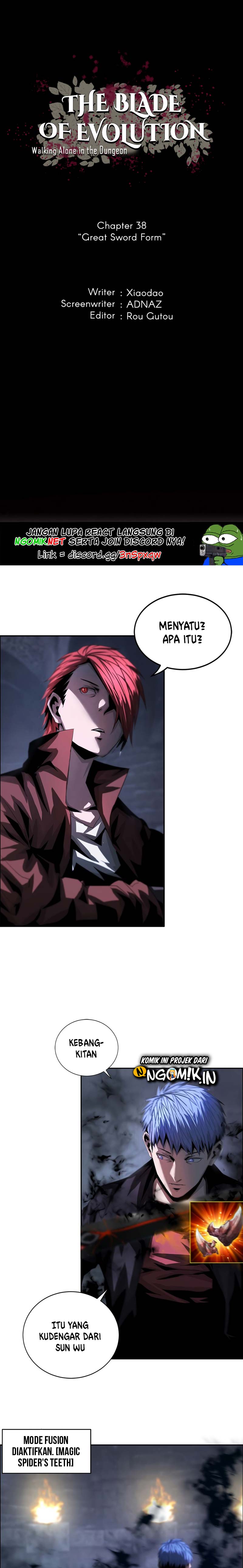 The Blade of Evolution – Walking Alone in the Dungeon Chapter 38 Gambar 2